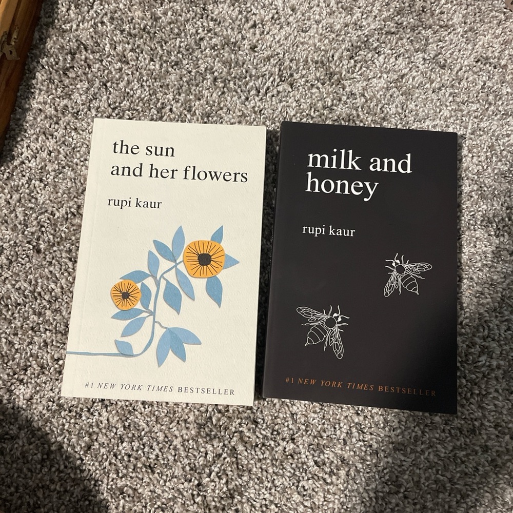 Poetry Book Set - Cream and Black